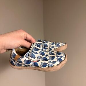 Blue Owl Pattern Kids Shoes Toddler 9